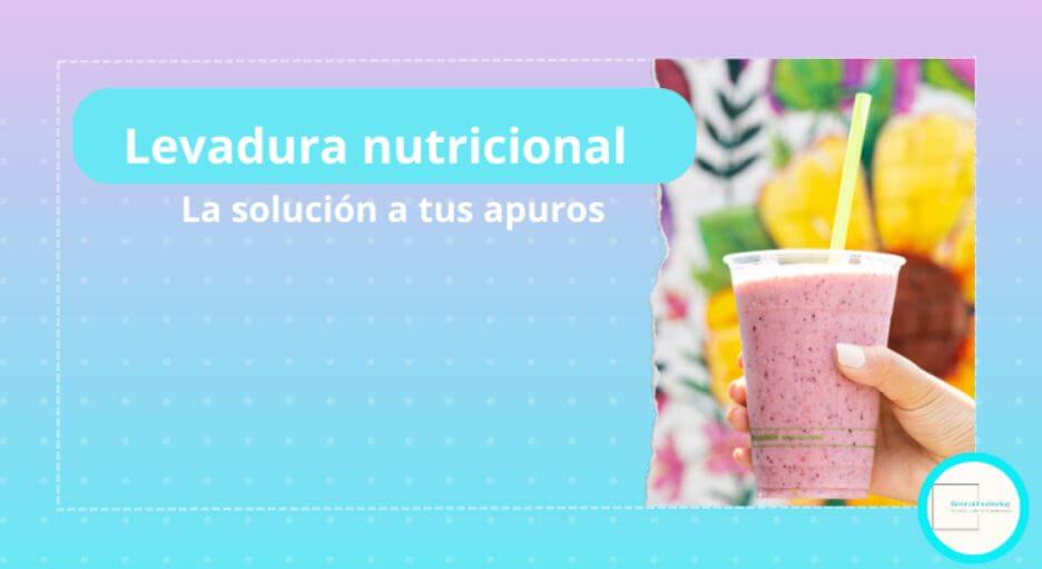 levadura nutricional licuado de fresa