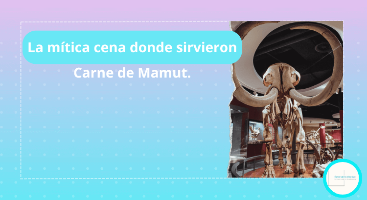 portada cena con carne de mamut