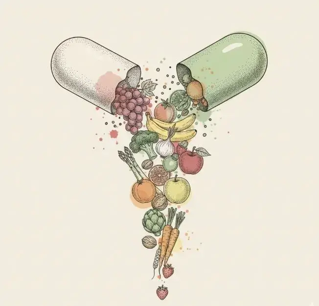 vitamina rota esparciendo frutas y verduras portada de comida saludable a domicilio en Guadalajara