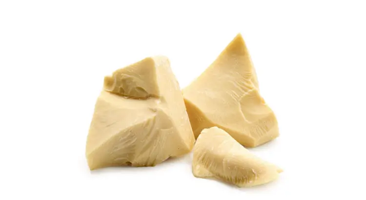 portada de sustituto de manteca de cacao soilda fondo blanco